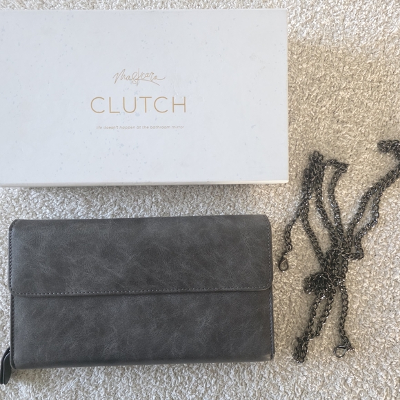 Chic Gray Clutch by [Brand] - Picture 2 of 5